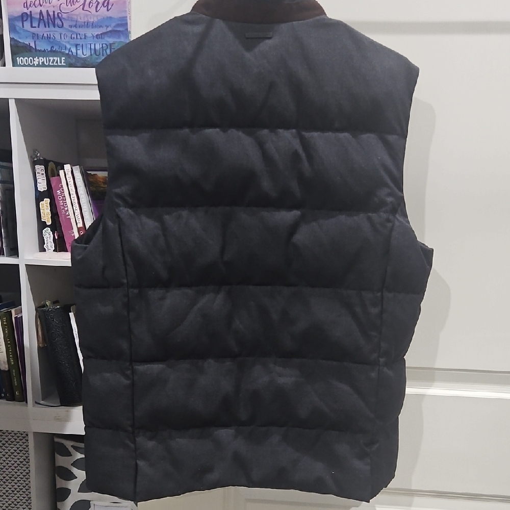 Michael Kors Charcoal Quilted Vest - Picture 8 of 9